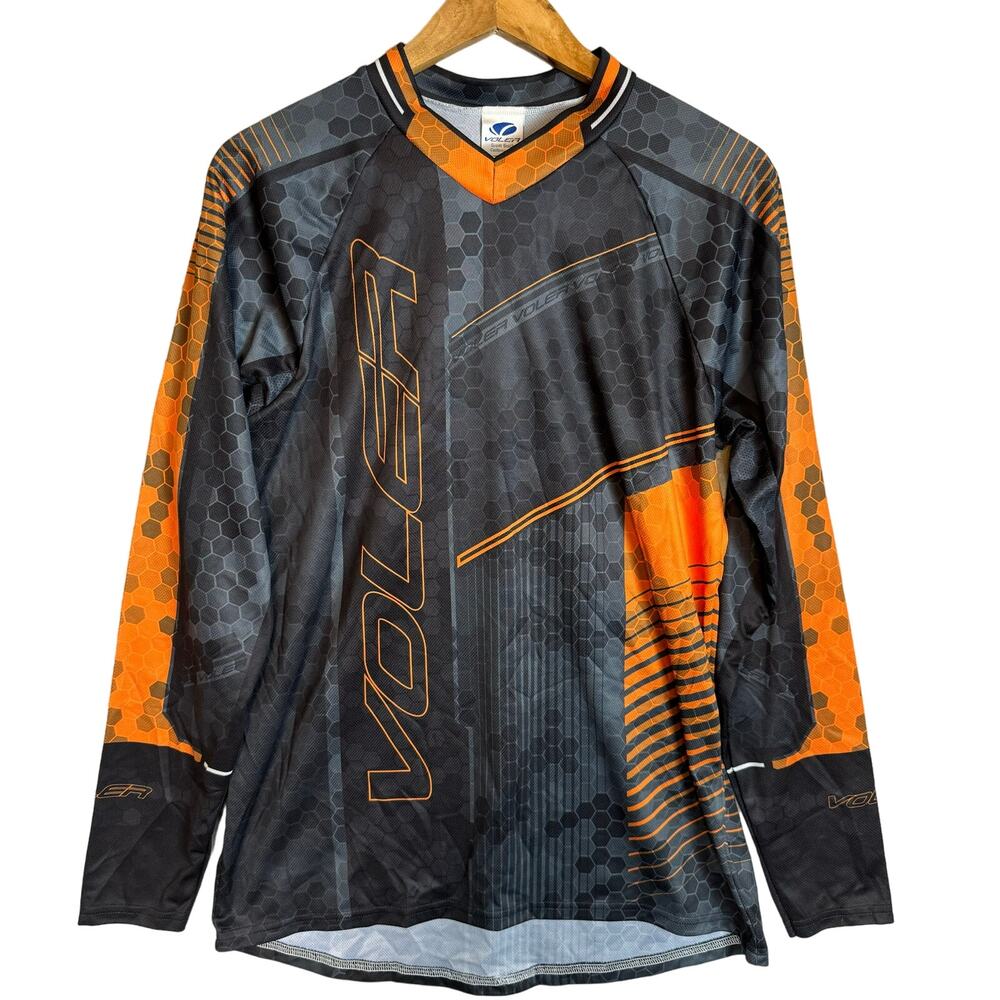 Voler Cycling Jersey Shirt Mens Medium Raglan Long Sleeve Lightweight Outdoor